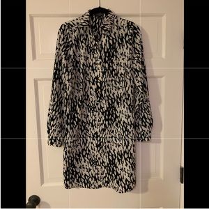 Scarf Print Shift Dress